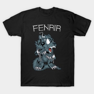 Fury of the Wolf: Fenrir the Destroyer T-Shirt